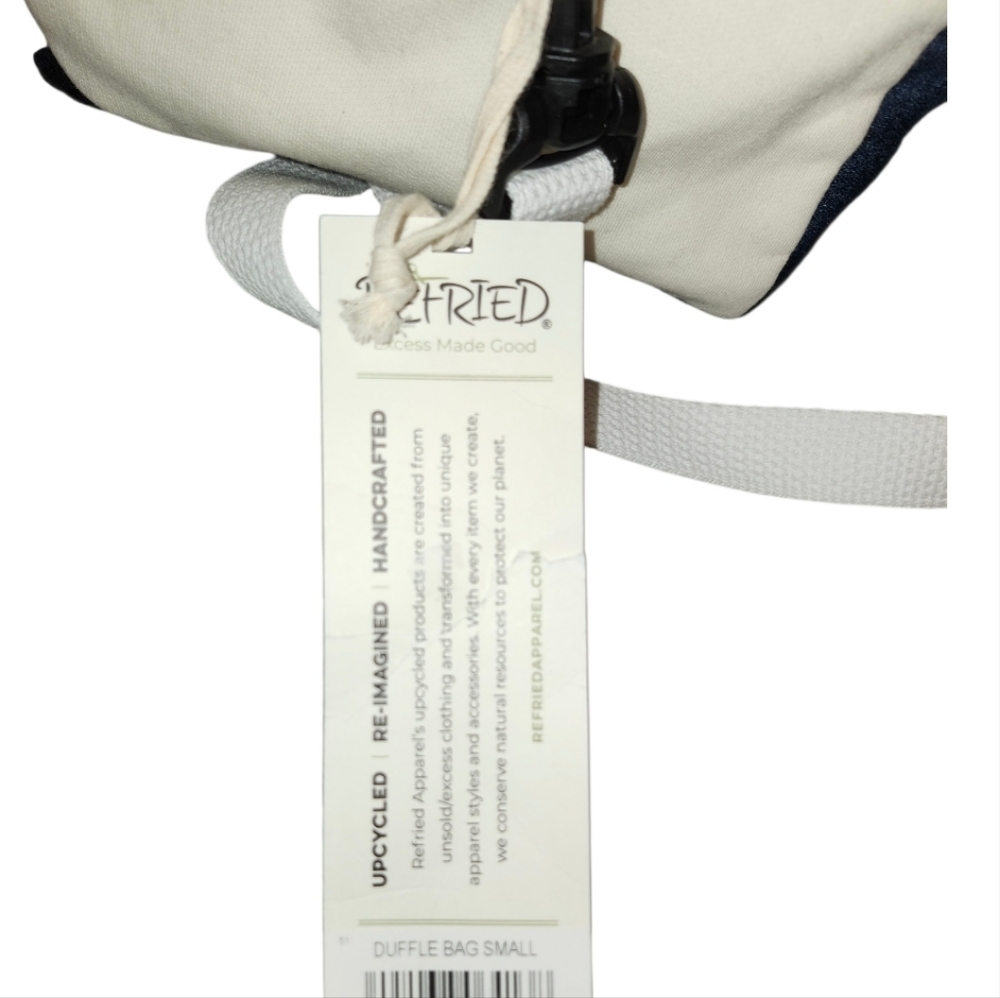 NWT REFRIED UPCYCLED Handcrafted Patchwork Small … - image 5